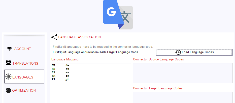 Languages Mapping