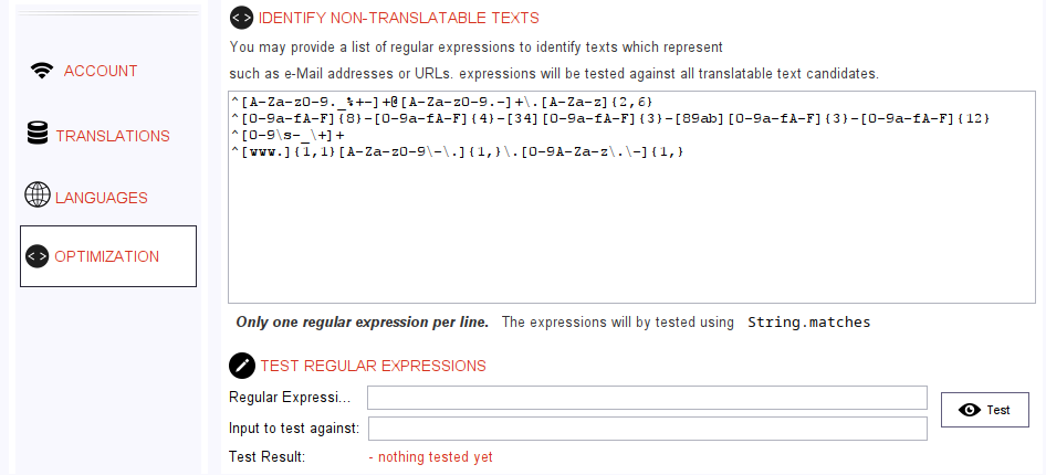 Regular Expressions